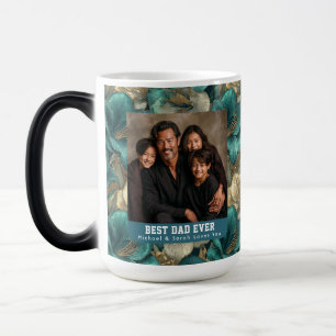 Green Amaryllis Nature Cat Dad Tribute Color Morph Mug