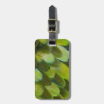 Green Amazon Parrot Feathers Luggage Tag at Zazzle