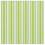 [ Thumbnail: Green and Beige Pattern of Stripes Fabric ]