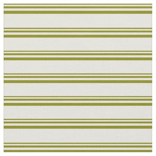 Green and Beige Pattern of Stripes Fabric