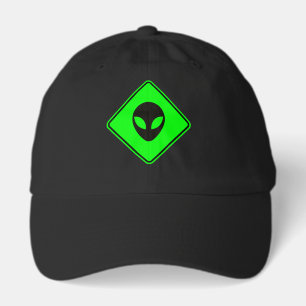 Green and Black Alien XING Zone Hat