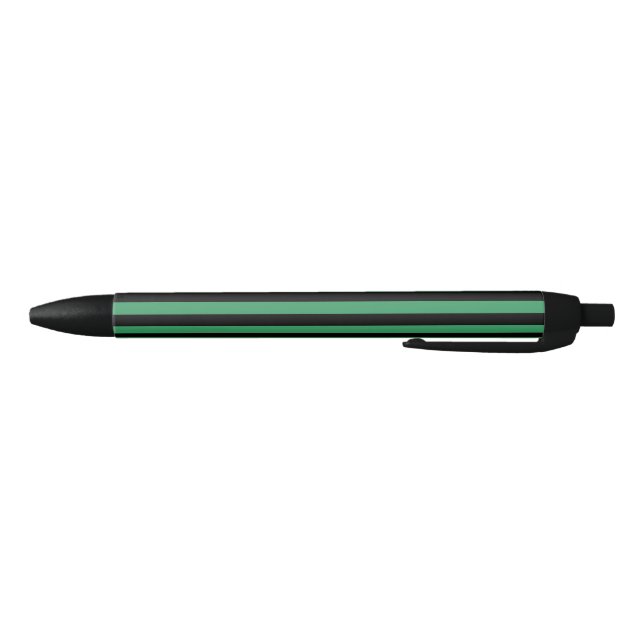 Green and black candy stripes pen (Bottom)
