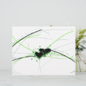 Green and Black Hearts Letterhead (Standing Front)
