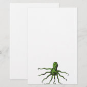 Green and Black Illustrated Octopus (Front/Back)