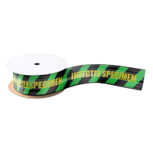 Green and Black Infected Specimen Ribbon