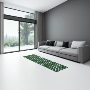 Green And Black Lawn Bowls, Area Rug