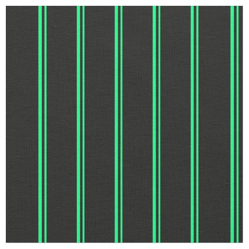 Green and Black Lines Pattern Fabric