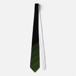 green and black neck tie