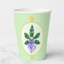 Green and Black Petal Orchid