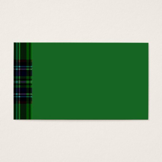 Green and Black Plaid (Front)