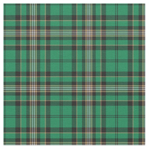 Green and Black Sporty Plaid Fabric