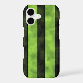 Green and Black Stripe Design iPhone 17 Case