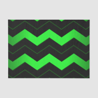 Green and Black Tissue Paper