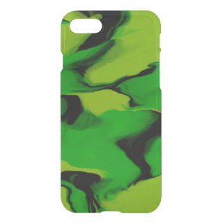Green and Black Wavy iPhone 7 Case