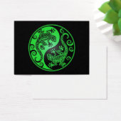 Green and Black Yin Yang Geckos (Desk)