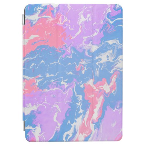 GREEN AND BLUE ABSTRACT PAINTING iPad AIR COVER