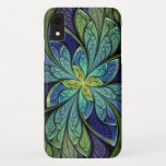 Green And Blue Abstract Pattern La Chanteuse Iv Iphone Xr Case at Zazzle