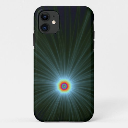 Green and Blue Color Explosion iPhone 5 Case