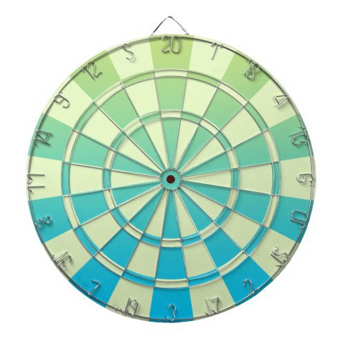 Green And Blue Dart Board