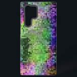 Green And Blue Disco Glitter & Sparkles Print Samsung Galaxy S22 Ultra Case<br><div class="desc">Image of a colorful disco glitter and diamond studs.</div>