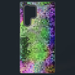 Green And Blue Disco Glitter & Sparkles Print Samsung Galaxy S22 Ultra Case<br><div class="desc">Image of a colorful disco glitter and diamond studs.</div>
