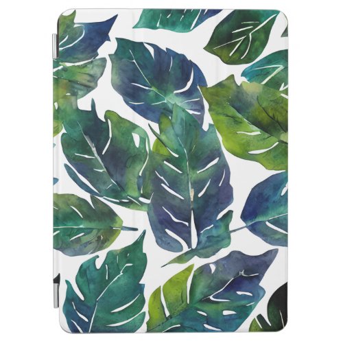 Green and Blue Foliage Philodendron Botanical   iPad Air Cover