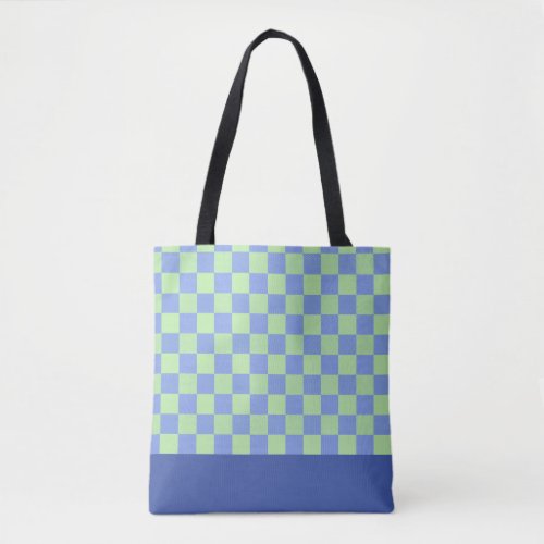 GREEN AND BLUE LIGHT TOTE BAG
