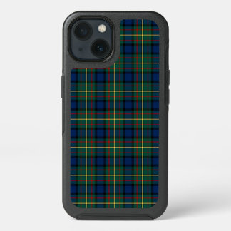Green and Blue MacLaren Clan Scottish Plaid iPhone 13 Case