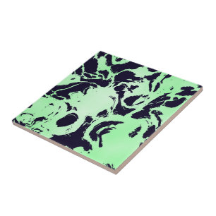 Green and blue Marble Ceramic Tile