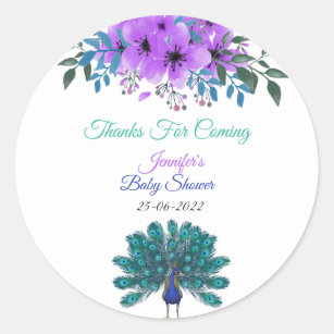 Blue and Purple Watercolor Floral Stems Sticker, 3.5x2.5in - Moss & Embers  Home Decorum