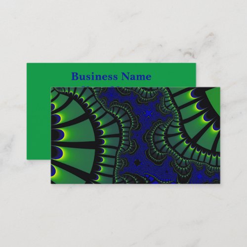 Green and Blue Remix Business Card