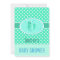 Green and Blue Seahorse Baby Shower Invitation