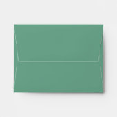 Green and Blue Striped A2 RSVP Envelope (Back (Top Flap))