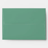 Green and Blue Striped A7 Envelope (Back (Top Flap))