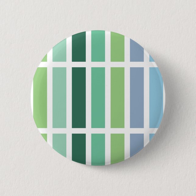 Green and Blue Stripes Button (Front)