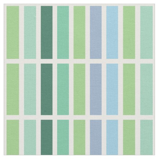 Green and Blue Stripes Fabric