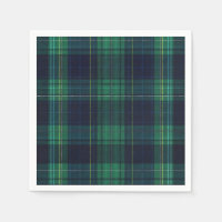 Green and Blue Tartan Plaid