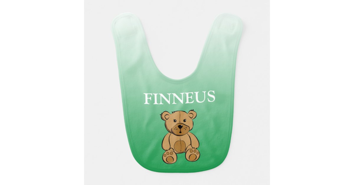 blue green teddy bear