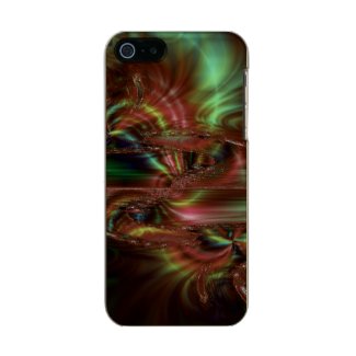 Green and Brown Abstract Incipio Feather® Shine iPhone 5 Case