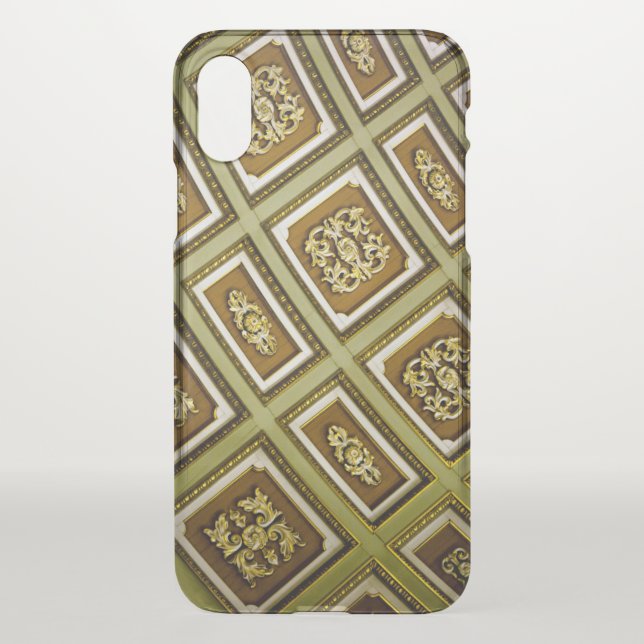 Green and Brown Architecture Print Uncommon iPhone Case (Back)