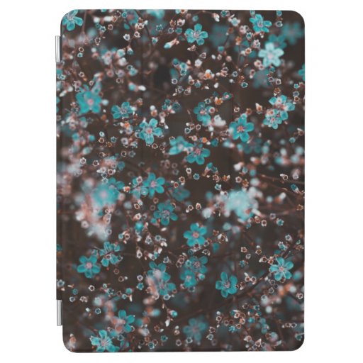 GREEN AND BROWN FLOWERS iPad AIR COVER