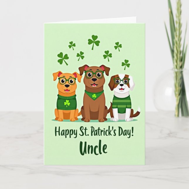 Green And Brown Happy Day Card (Front)