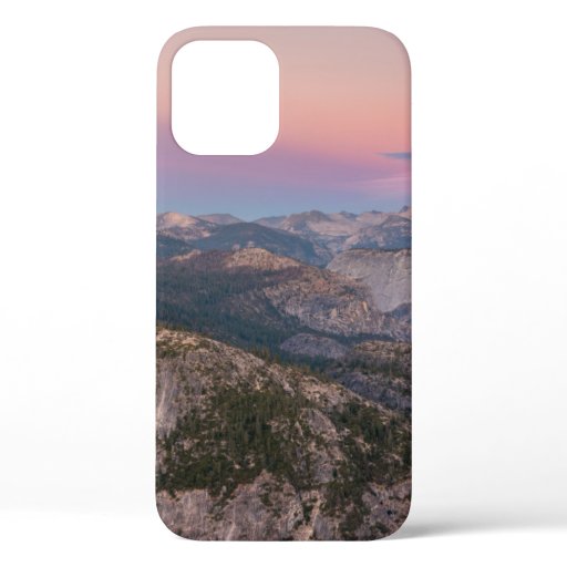 GREEN AND BROWN MOUNTAIN UNDER CLOUDY SKY DURING D iPhone 12 CASE