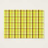 Green and brown plaid pattern (Back)