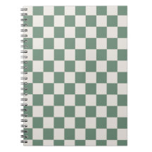 Green And Cream Checkered Classic Checker Pattern