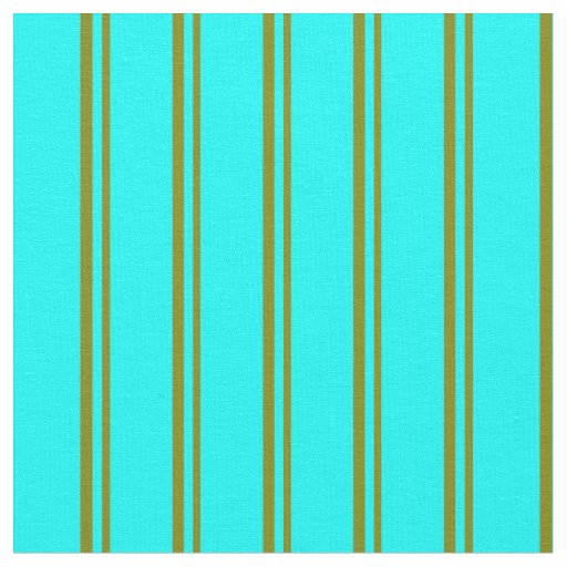 Green and Cyan Stripes/Lines Pattern Fabric