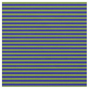Green and Dark Blue Striped/Lined Pattern Fabric