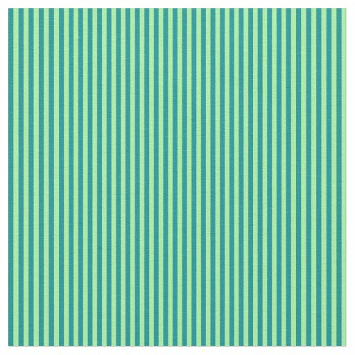 Green and Dark Cyan Lined Pattern Fabric