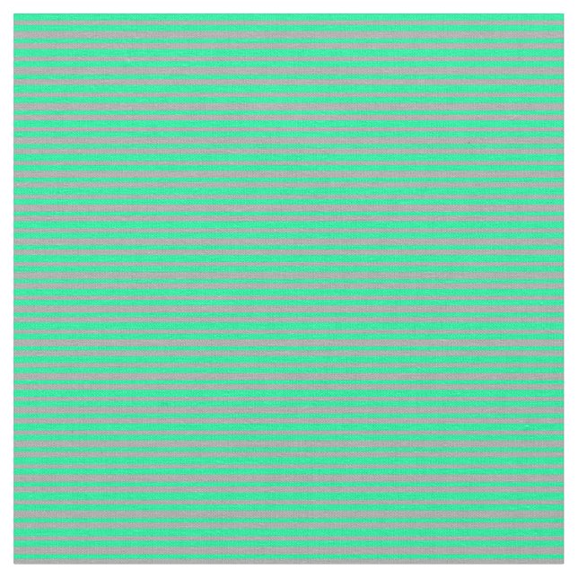 Green and Dark Gray Colored Pattern Fabric (Close Up)