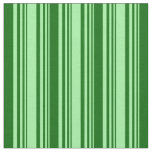 [ Thumbnail: Green and Dark Green Pattern Fabric ]